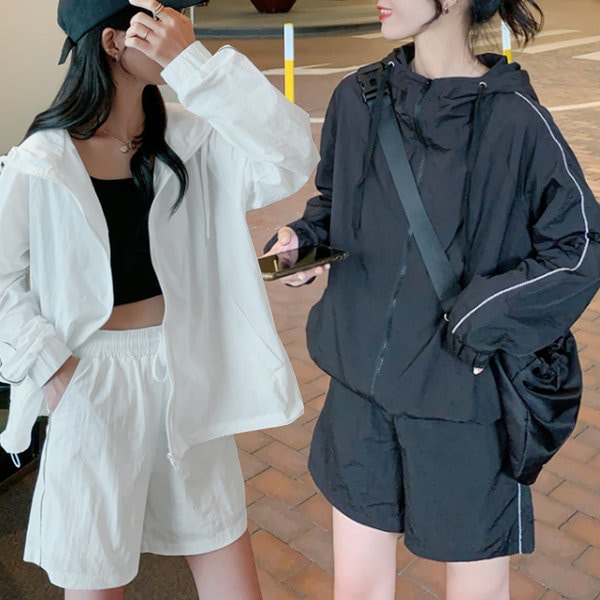 レディース トレーニング セット ウィンドブレーカー ジップアップ 春 夏 ジャンパー