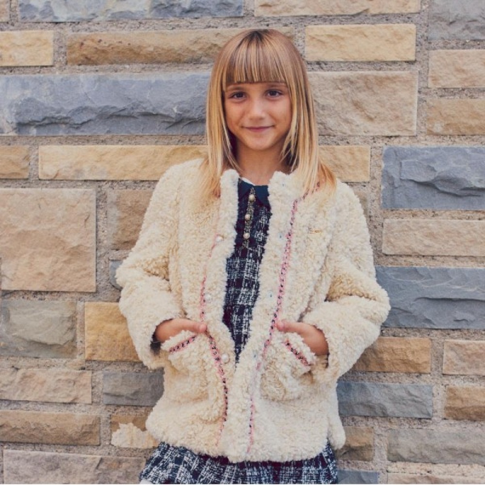 ヘジスキッズクローイボアジャケットHSW11CC61M_IV