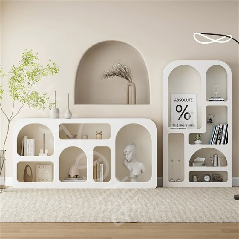 マントルピース シェルフ ホワイト 白 収納ラック ディスプレイ 横置き 棚 キャビネット シンプル デザイン 韓国インテリア [幅120cm 高さ75cm 奥行30cm]【完成品】 27,957円