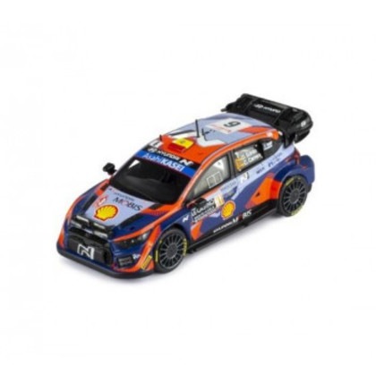 イクソモデル B ヒョンデ i20 N Rally1 23モンテカルロ 1/43スケール 6 D.Sordo/C.Carrera RAM883