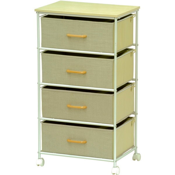 フクダクラフト CF-5092 ファブリックチェスト4段 メーカー直送