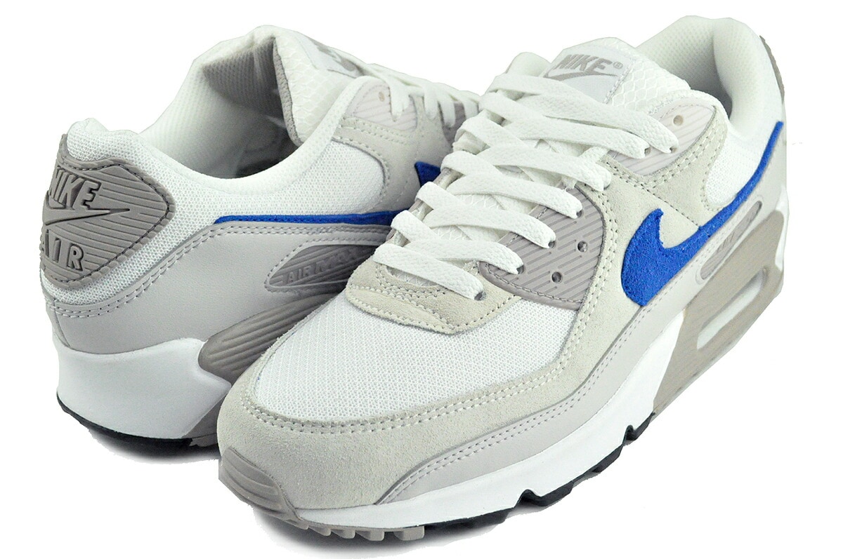エアマックス 90 ホワイト レーサーブルー カレッジグレー dm0029-110