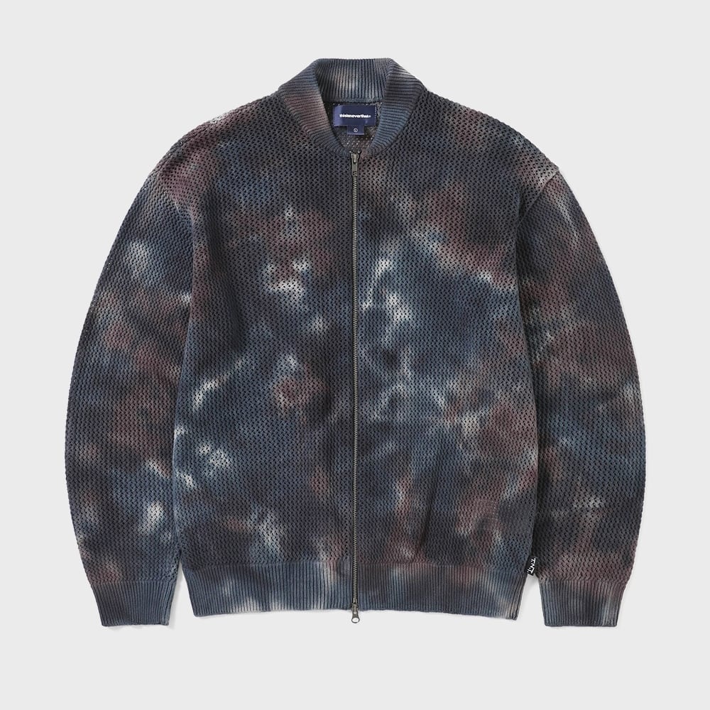 ディス・イズ・ネヴァー・ザット・ネットニットジャケットインディゴ