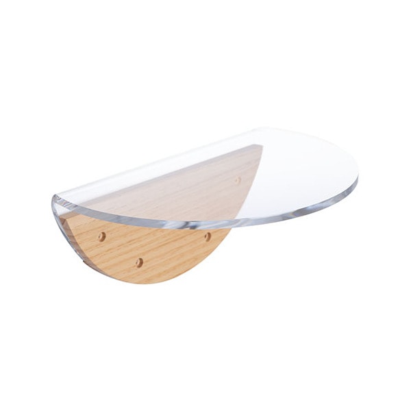 八幡ねじ MYZOO(マイズー) 半円型クリアステップラウンドラック