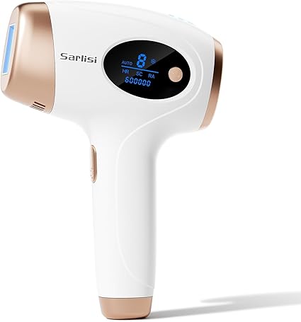 Sarlisi 脱毛器 無痛脱毛 自動照射 60万発9段階 全身適用 VIO対応 家庭用 男女