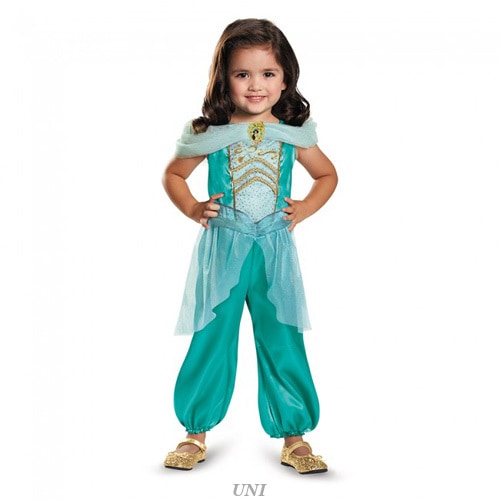 コスプレ 仮装 ジャスミン クラシック 子供用 L(4-6x) 【 コスプレ 衣装 ハロウィン 仮装 コスチューム 子供 アニメ キッズ ディズニープリンセス グッズ ジャスミン アラジン こども パ