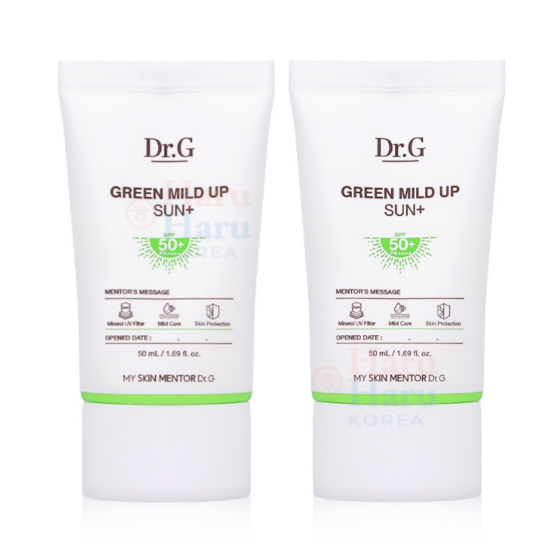 【正規品】(1+1)グリーンマイルドアップサンプラス 50ml 2個/敏感肌用・低刺激・紫外線ケア・SPF50+ PA ++++・韓国コスメ