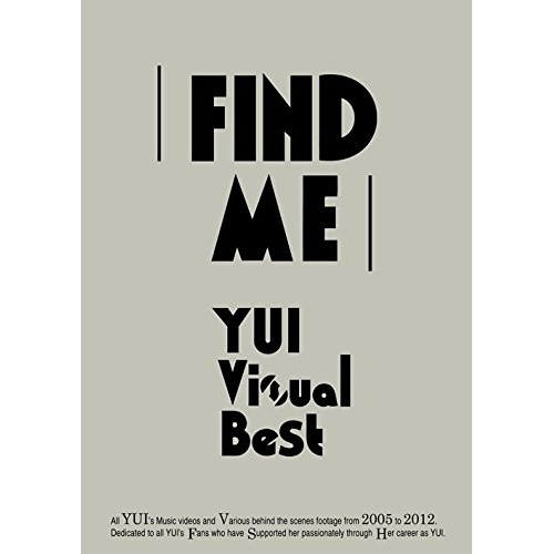 YUI ／ FIND ME YUI Visual Best(Blu-ray Disc) (Blu-ray) SRXL-73 5,564円