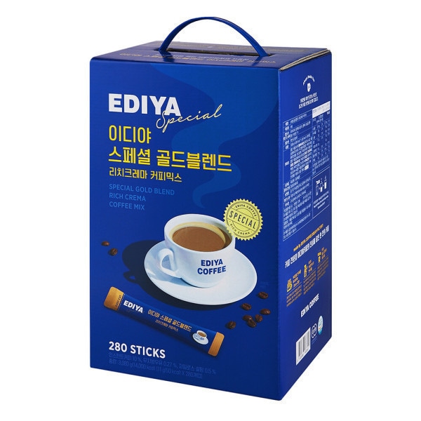 EDIYA スペシャルゴールドブレンド リッチクレマ コーヒーミックス 280T 本社公式