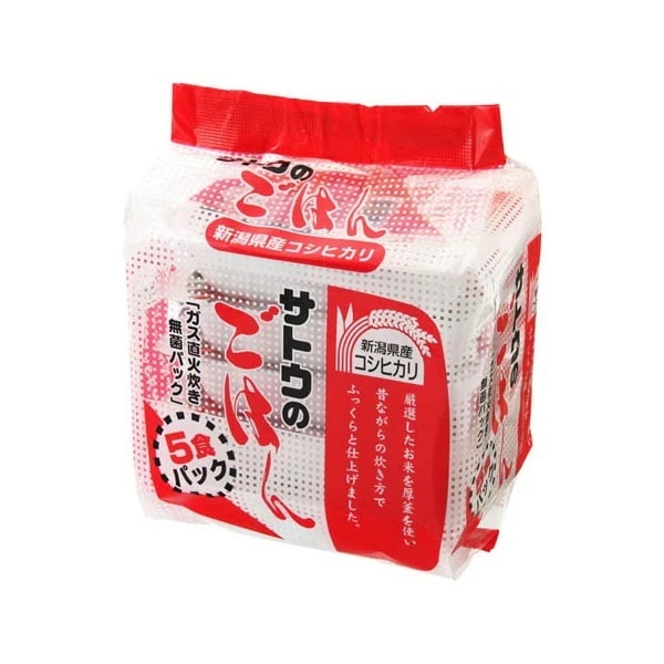 サトウ食品 サトウ 新潟コシヒカリ 5食パック 2005 8 メーカー直送