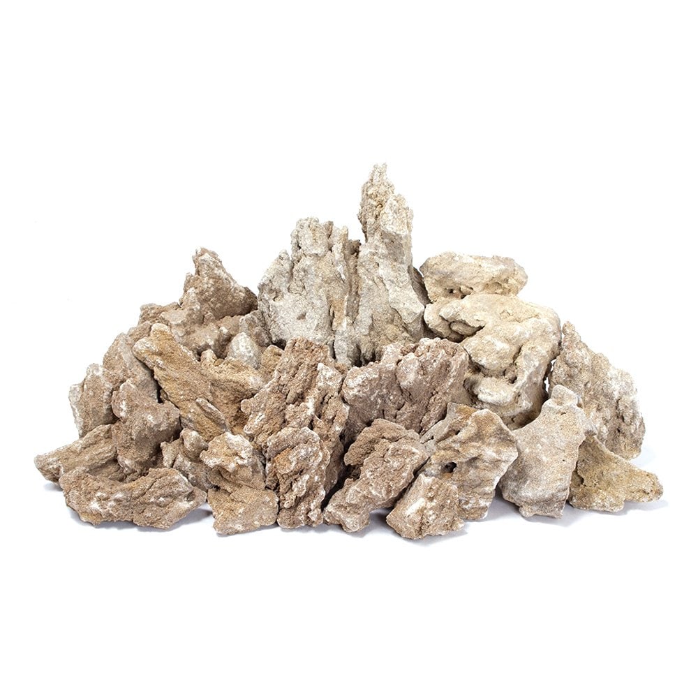 隆沙石　１０ｋｇ　約５ー２５ｃｍ　６０ｃｍ水槽向け　形状お任せ　アクアリウム　レイアウト素材　ＣＲＣ21―20―99―10―00