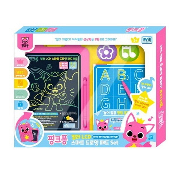 ピンクポン カラー LCD スマート ドローイング パッド セット ピンクポン カラー LCD スマート ドローイング パッド セット