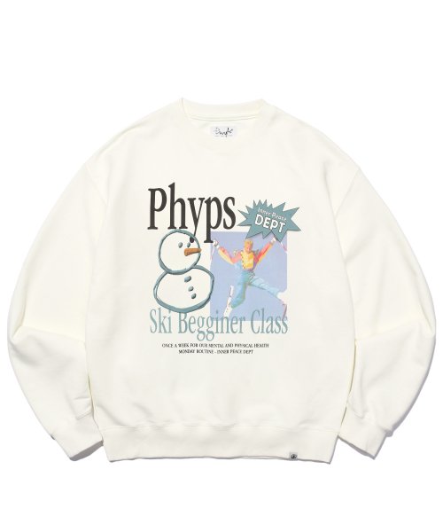 PHYPS SKI BEGGINER CLASS CREWNECK SWEATSHIRT 韓国正規品