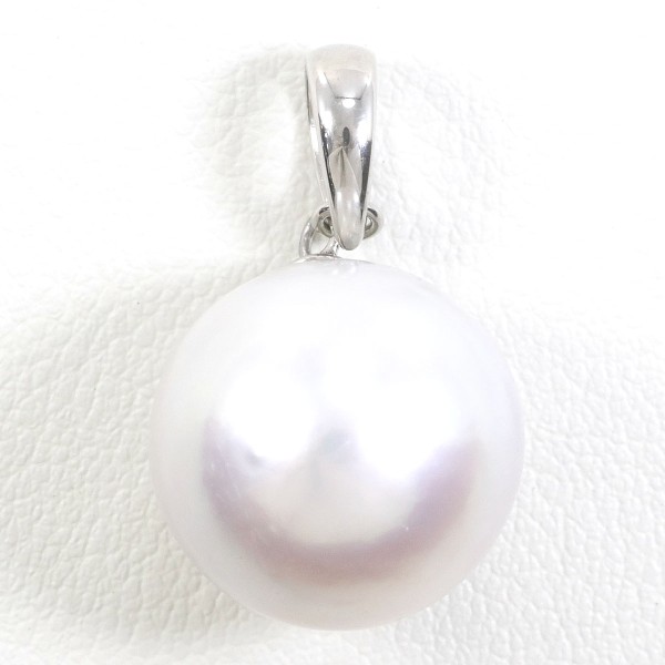 K14 14金 WG ホワイトゴールド ペンダントトップ パール(真珠) ジュエリー 中古