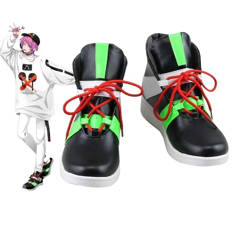 コスプレ靴 飴村乱数 あめむららむだ 変装用 下駄 シューズ 長靴 コスプレ クリスマス ハロウィン