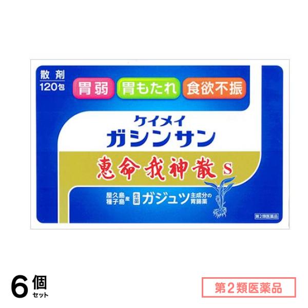 第２類医薬品 恵命我神散 S 散剤タイプ 120包 6個セット