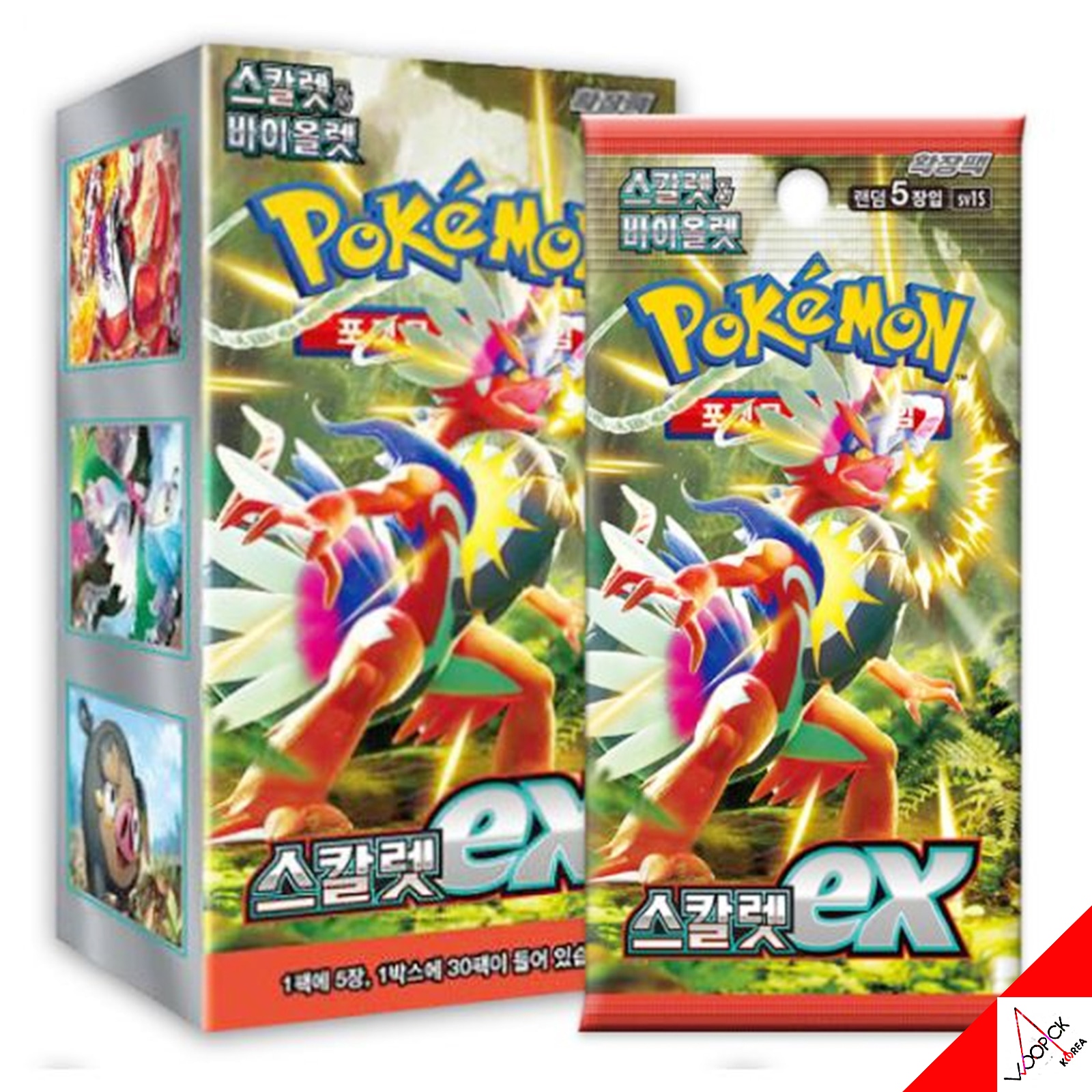ポケモンカード スカーレット EX 強化拡張ブースターボックス Box-韓国語バージョン