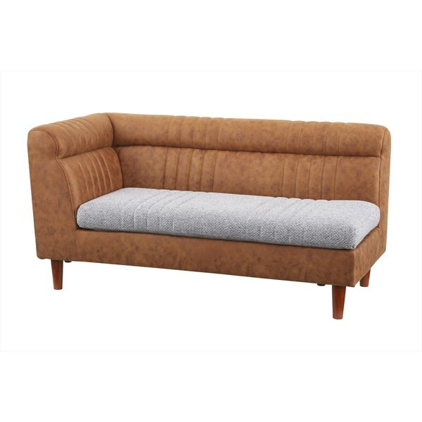 組み合わせても単独でも使えるファブリックのソファ 左肘 北欧 インダストリアル ソファ リビング