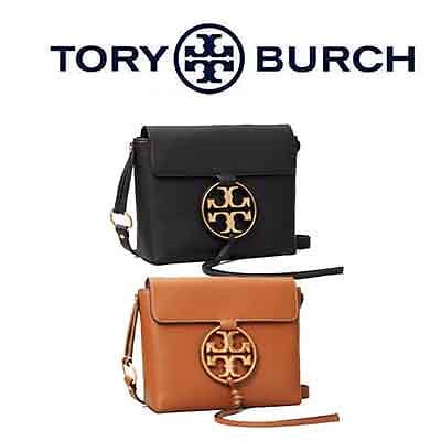 Miller metal logo crossbody tory online burch