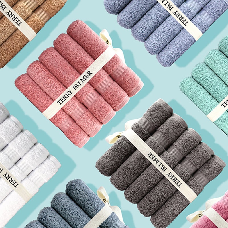 【TERRY PALMER】 (10枚) テリーパーマー ホテルタオル 無蛍光 180g