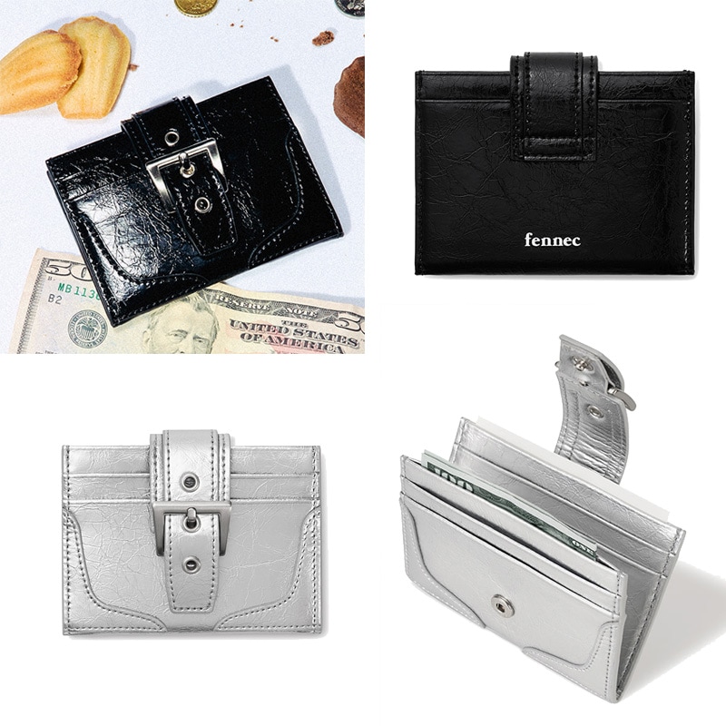 BUCKLE BRIDGE POCKET - SILVER / BLACK