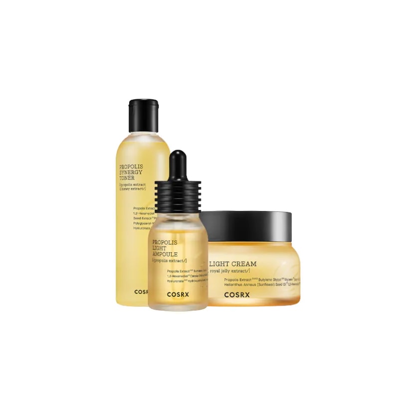 フルフィット プロポリス 3点セット (トナー280ml+アンプル30ml+クリーム65ml)