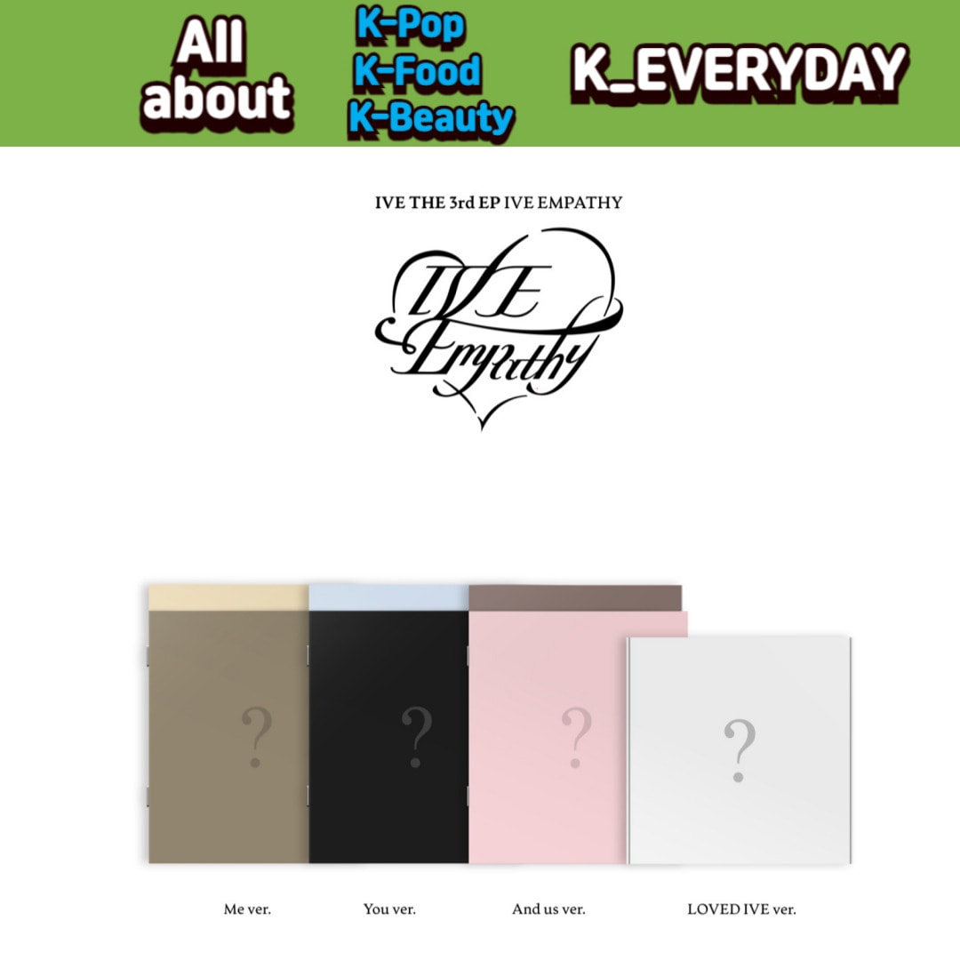 IVE EMPATHY / 3rd EP Album 4ea set (Me ver. / You ver. / And us ver. / LOVED IVE ver.) 8,651円