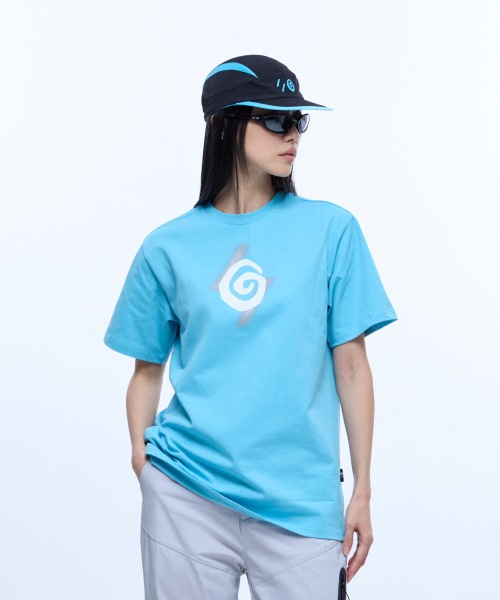 ウェルターエクスペリメント X オストリアエクイノックス Tシャツ_スカイブルー