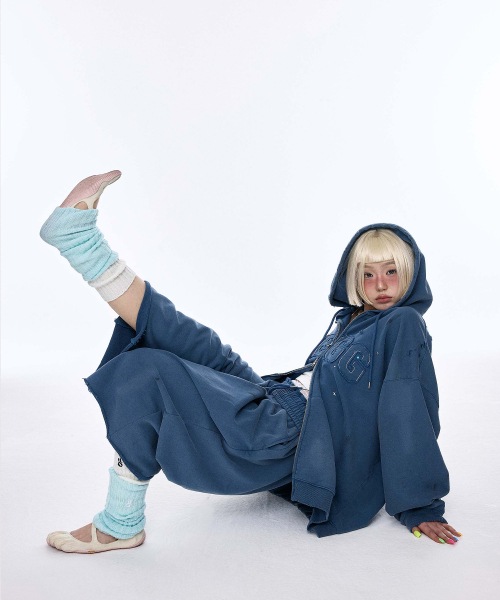 【YEGG】 Destroyed Pants Blue 正規品