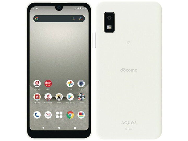 AQUOS Wish3 SH-53D ホワイト SIMロック解除済み 新品 未使用品