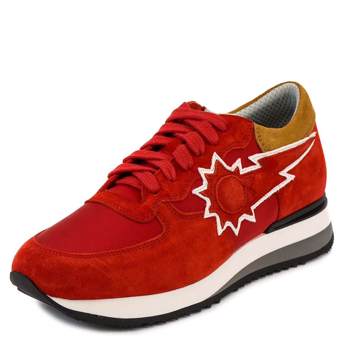 スニーカー VINCENT 505 メンズ Suede/Nylon ROSSO