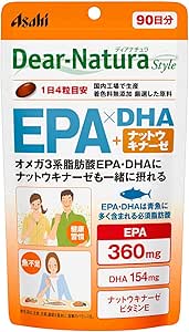 ディアナチュラスタイル EPA×DHA+ナットウキナーゼ 360粒(90日)　 アサヒ サ