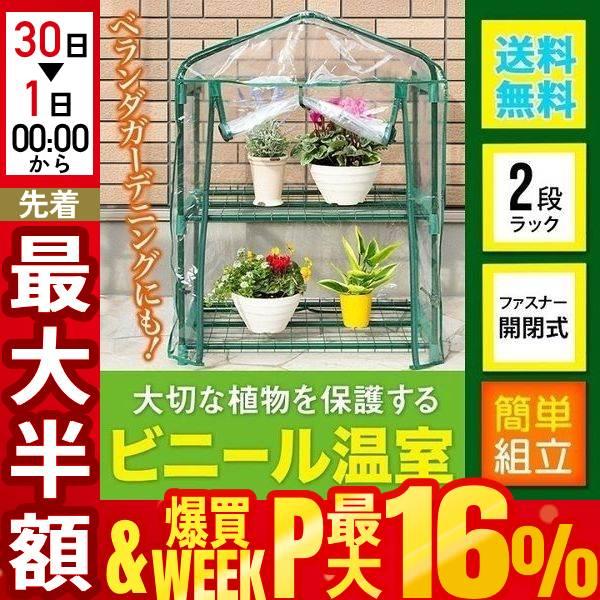 ビニールハウス 家庭用 小型 2段 巻き上げ式 温室棚 おしゃれ 家庭菜園 農業 園芸 温室フラワーラック 栽培 野菜 植木鉢 植物 花 部屋