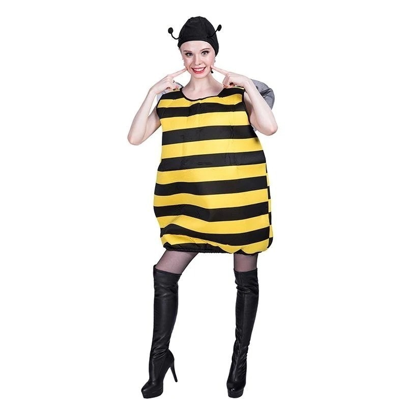 【限時優惠D】313ハロウィン衣装 大人用 昆虫 ミツバチに変身 コスプレ衣装 コスチューム ハロウィン 衣装 レディース ガールズ ハロウィーン メンズ レディース