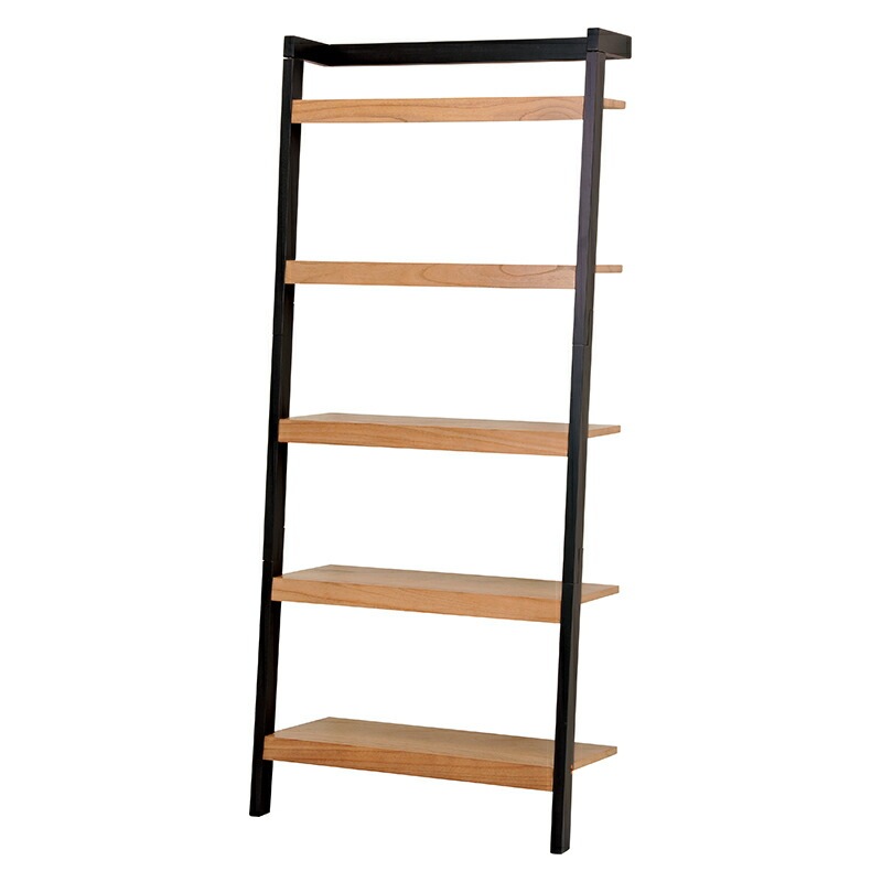 ラック（ブラック）　RCC-1772BKインテリア性に富んだツートンカラーが際立つ質感の高い壁面収納ラック幅80ｃｍ