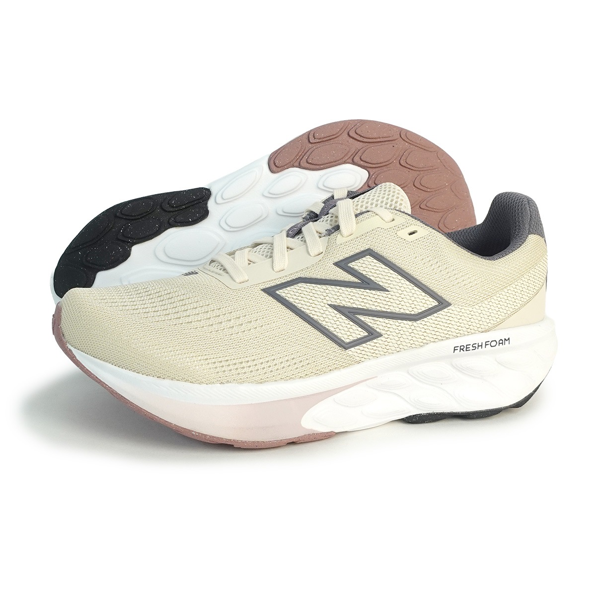 スニーカー レディース ランニング ウォーキング シューズ 靴 NB W520 7J8 D ベージュ/ピンク