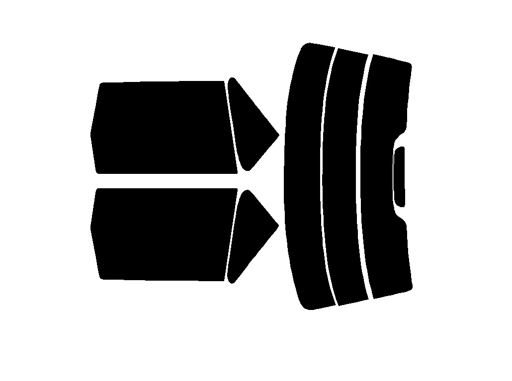 リア (s) ボルボ S70 4ドア セダン カット済み カーフィルム 8B5244 8B5252 8B5234 4D ボルボ用