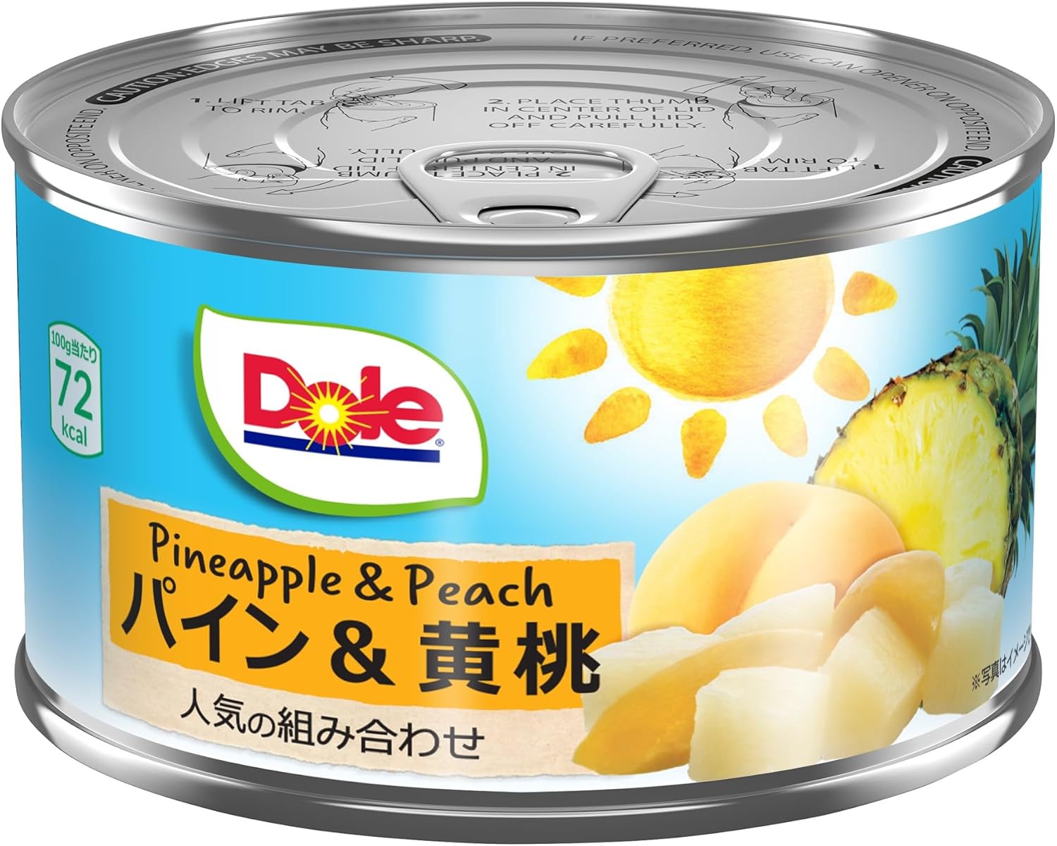 ドール 缶詰 パイン＆黄桃 227gx24個 Dole