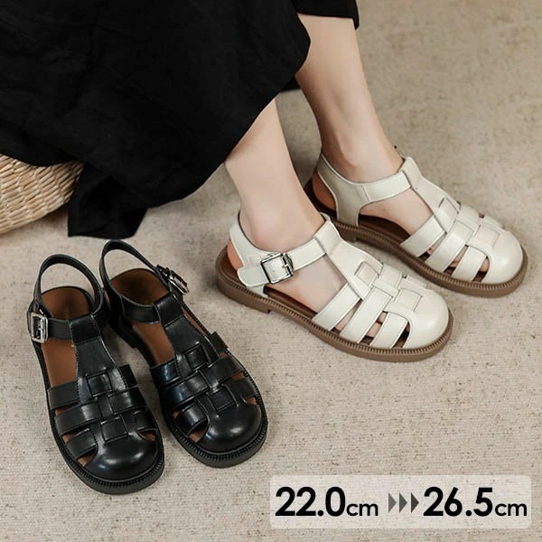 【夏セール！】グルカサンダル フィッシャーマンサンダル ストラップサンダル ローヒール レディース サンダル 大きいサイズ かかとあり フォーマル フラット 編み込みサンダル 春 夏 春夏 メッシュ