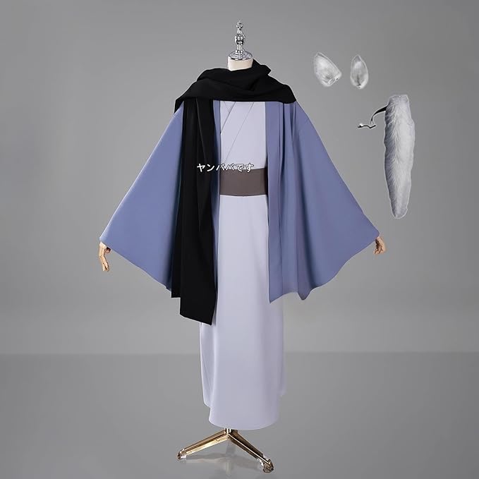 神様はじめました 巴衛 コスプレ衣装+耳+尾(ウィッグ 靴別売り)