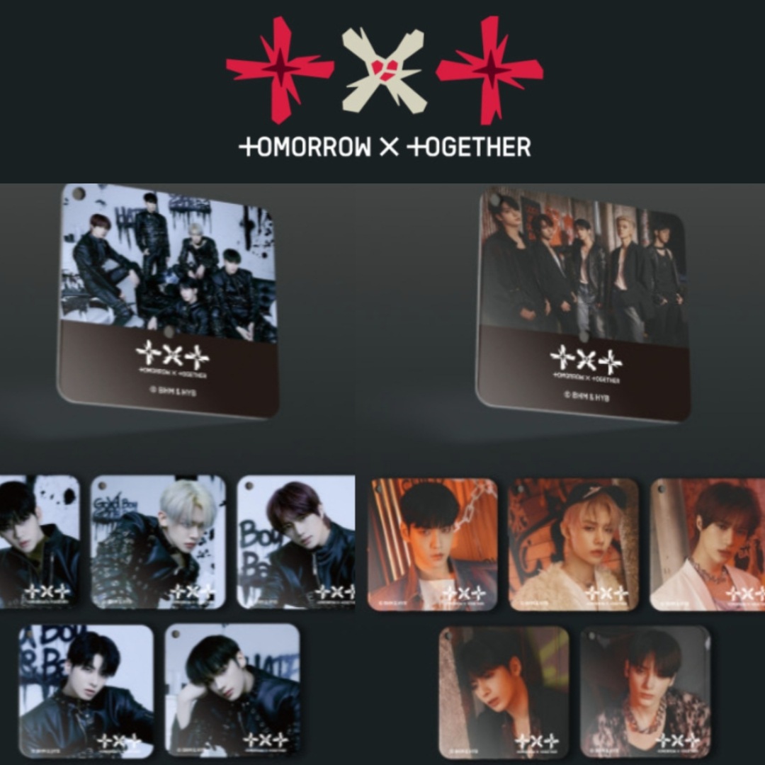 [1+1]TXT メッセージチョコレート 2点セット (Photo cardフォトカード贈呈)