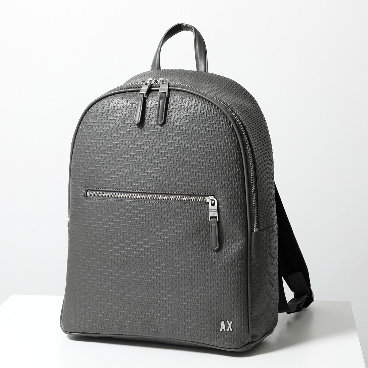 A/X ARMANI EXCHANGE アルマーニ エクスチェンジ バックパック XM000156 AF11928 メンズ リュック バッグ エコレザー ロゴ 鞄 U8110/DARK-SHADOW