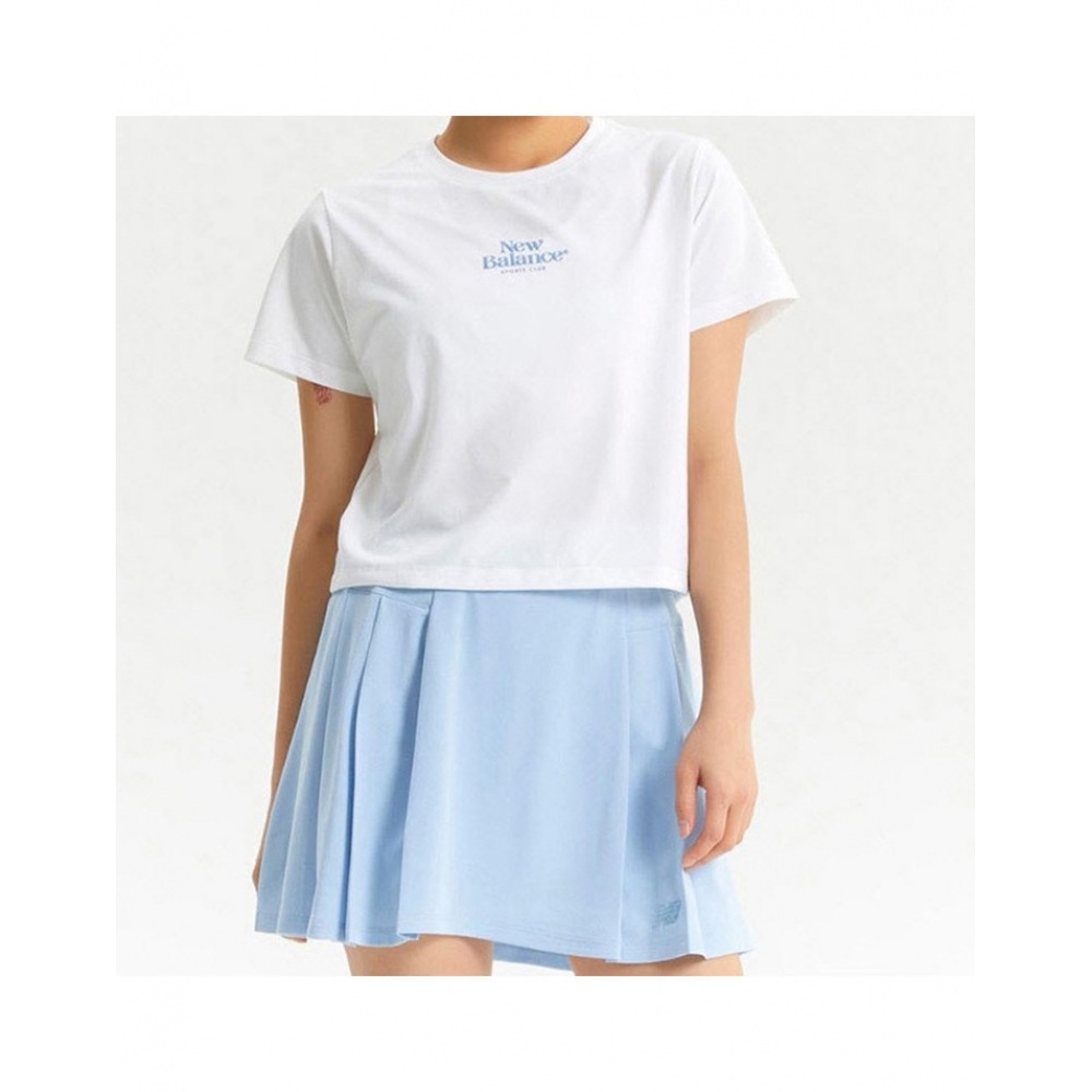 ニューバランス W FROZEN セミクロップ 半袖 Tシャツ NBNEE2W452-10
