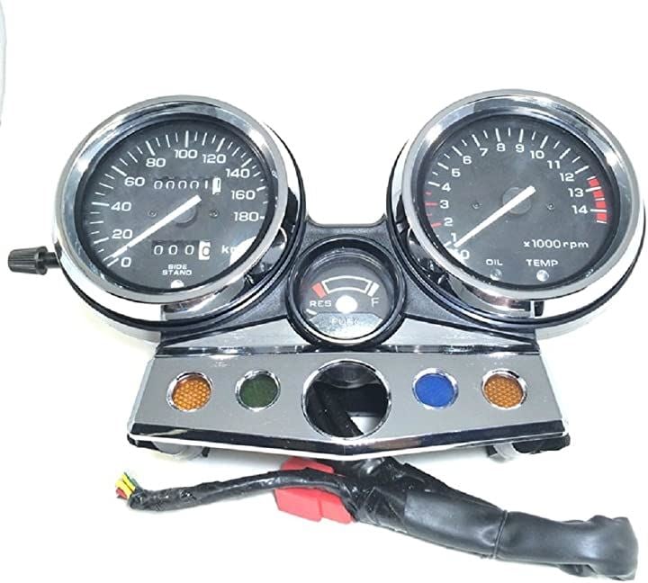 ホンダ CB400SF NC31 メーター ユニット 中期 95年 ～ 98年 カスタム スピードメーター タコメーター ホワイト 社外品 ブラックxホワイト(ブラックxホワイト)