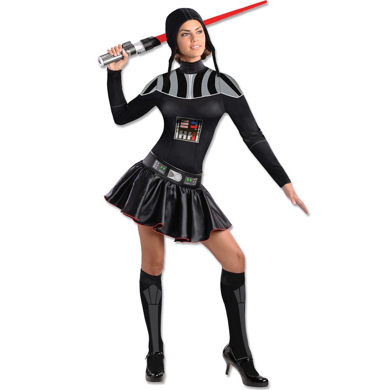 コスプレ 仮装 女性用ダースベイダー 【 コスプレ 衣装 ハロウィン 仮装 コスチューム スターウォーズ グッズ レディース 公式 映画キャラクター 大人用 ダースベーダー 正規ライセンス品 パーティ