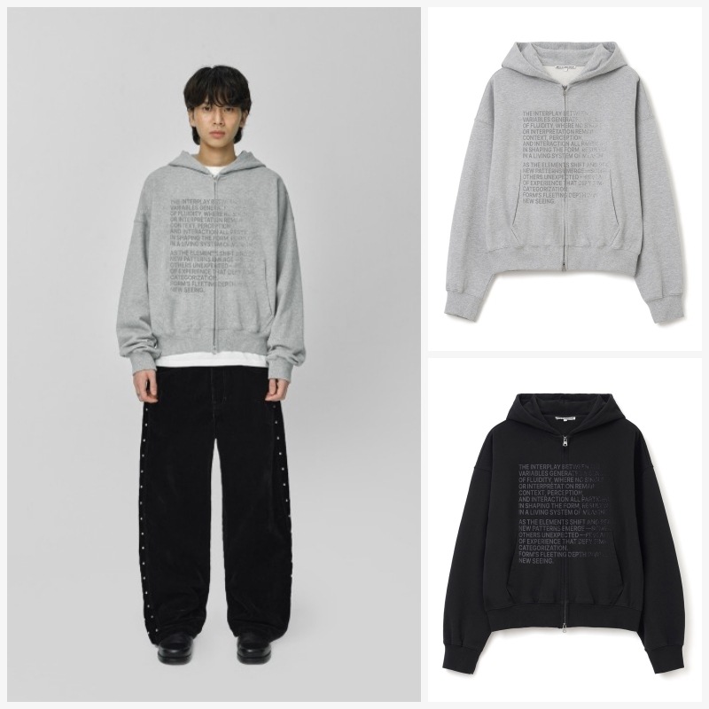 【MILLO ARCHIVE】25FW NEO SUBITLE HOODIE ZIP UP : 2COLORS
