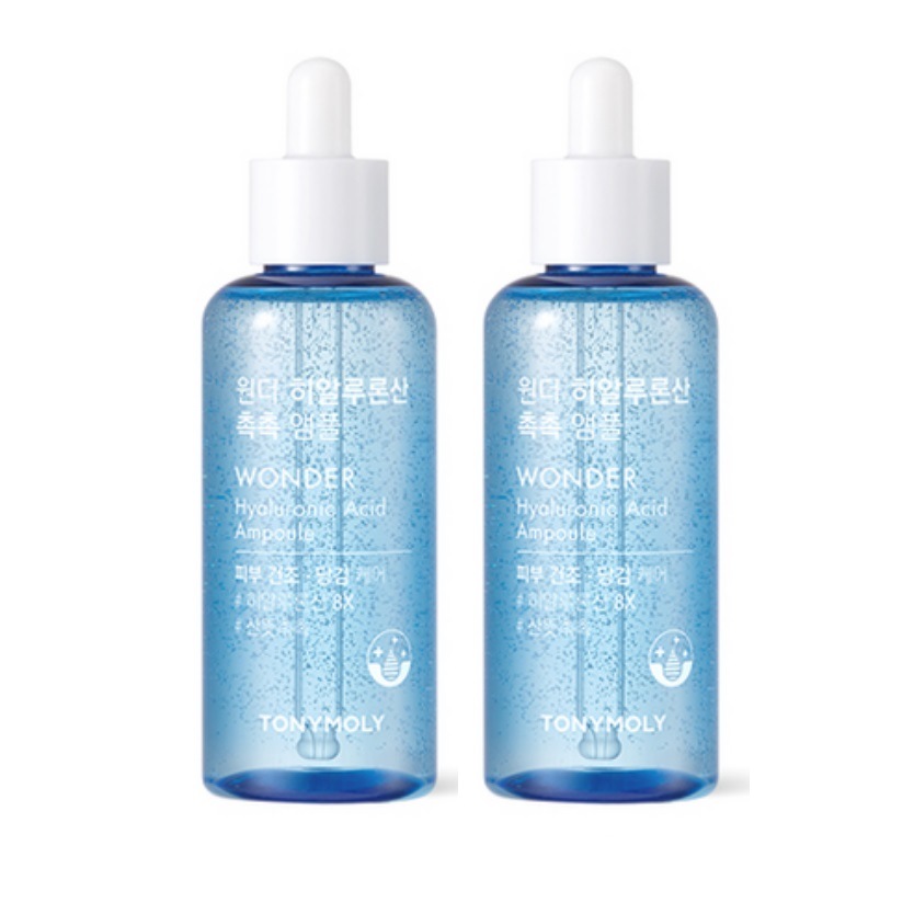 ワンダー ヒアルロン酸 しっとりアンプル, 100ml*2ea (水分補給/8重 ヒアルロン酸/肌鎮静/ 鎮静保湿/肌保湿/デイリーケア/大容量美容液)