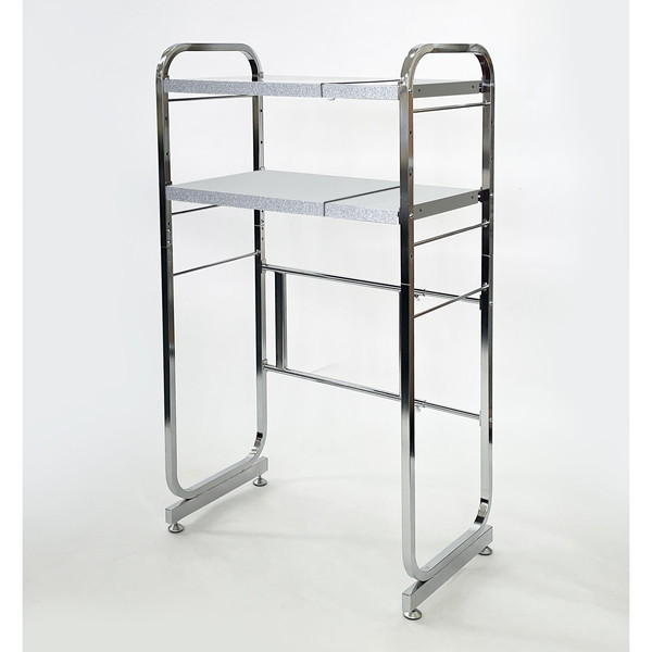 アイエルシー株式会社 KPG-4002SL 伸縮式キッチンペールラック2段ガルバタイプ クロムメッキ メーカー直送 34,639円