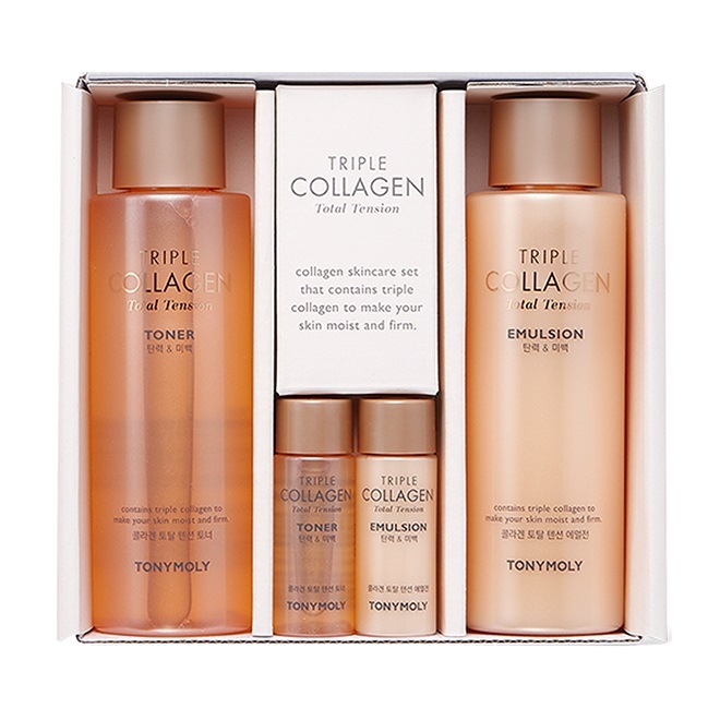TRIPLE COLLAGEN Total Tension SKINCARE Set 新商品 韓国化粧品 機能性化粧品 贈り物 企画商品 スキンケア 肌の弾力 ヒョド 肌の水分 保湿