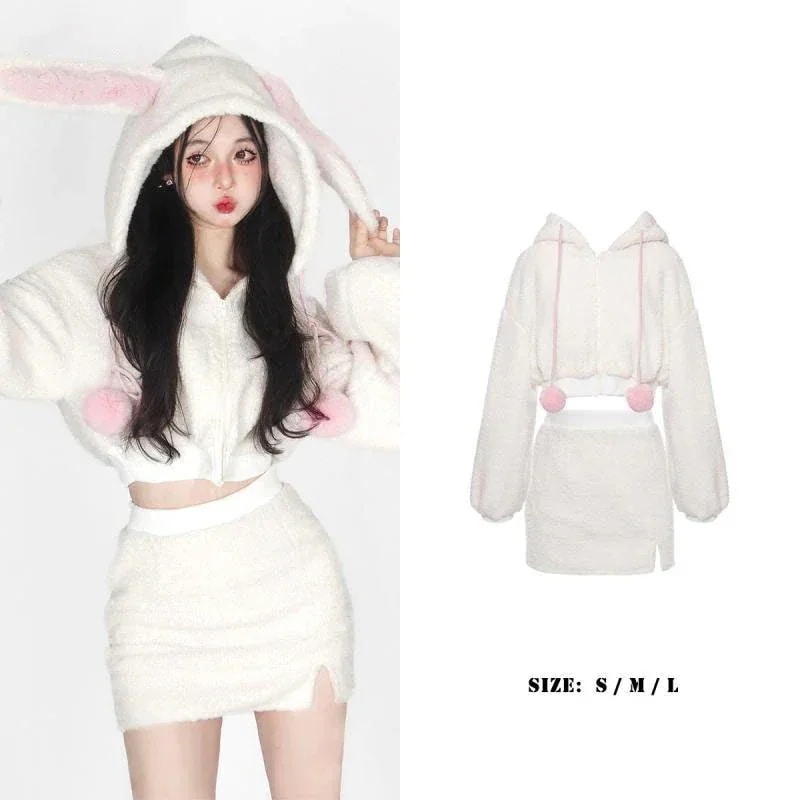 【急速出荷!】小悪魔ビッグシルエットパーカーミニスカート2点セット暗黒病み系 ロリ ゴシック 黒 セクシー へそ出し コスプレ 仮装